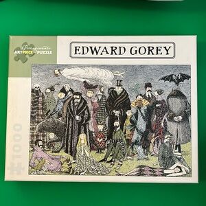 Edward Gorey Jigsaw Puzzle 1000 Pieces Pomegranate Artpiece Untitled